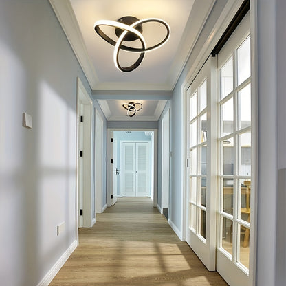 Modern LED Ceiling Light - 3000K/4000K/6000K, Perfect for Bedroom, Living Room, Kitchen & Balcony - Easy Install, Wide Voltage Range (AC85-265V)