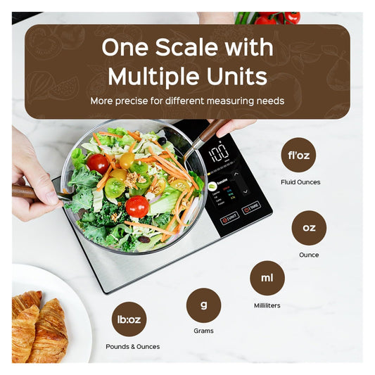 Smart Digital Kitchen Scale ? 5kg High-Precision Food Scale with TFT Display