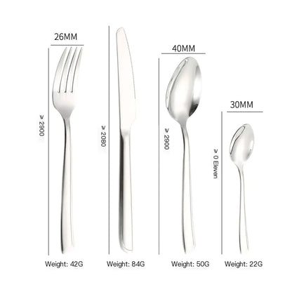 Amazon Stainless Steel Cutlery Set - 24 Pieces Gift Box