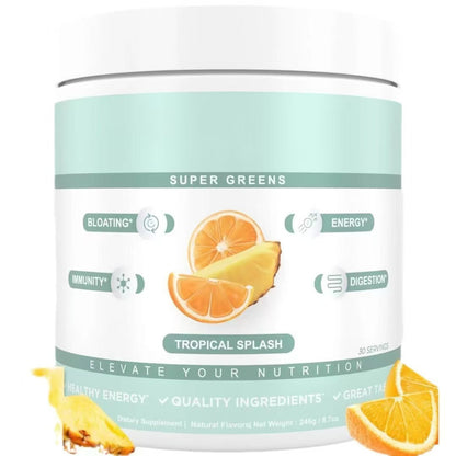 Super Greens Powder ? Watermelon Flavor Nutrient-Rich Fruit & Vegetable Supplement