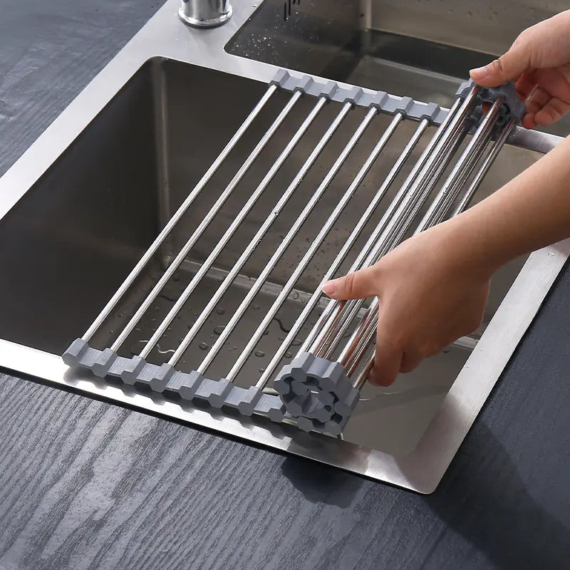 Multifunctional Kitchen Pot Mat & Draining Rack