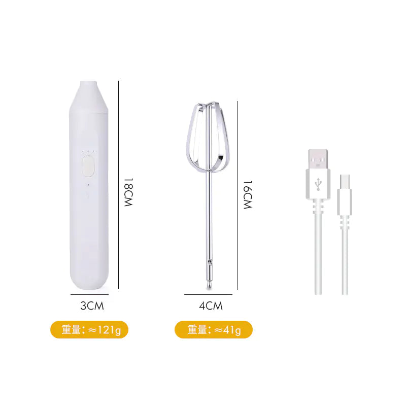 Electric Hand Mixer for Cake and Coffee Frothing