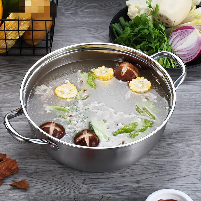 Stainless Steel Two-Flavor Hot Pot