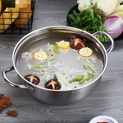 Stainless Steel Two-Flavor Hot Pot
