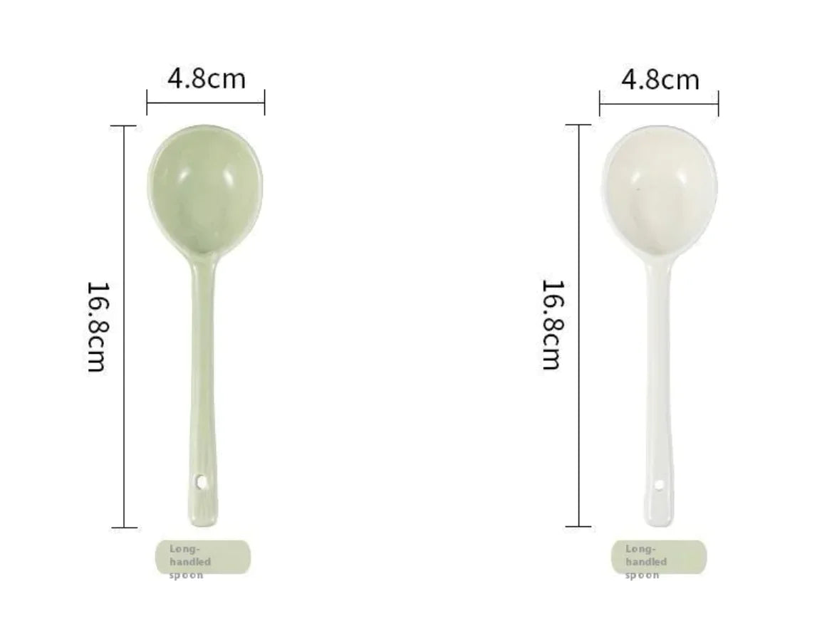 Household Solid Color Versatile Ceramic Tableware And Dishes Set