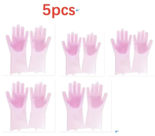 Silicone Cleaning & Dishwashing Gloves