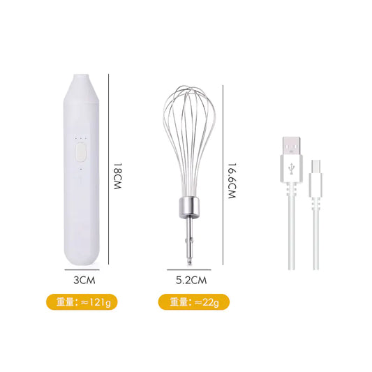 Electric Hand Mixer for Cake and Coffee Frothing