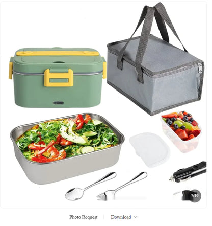 75W Electric Lunch Box Portable Car & Home Heating