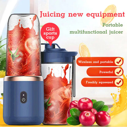 6-Blade Portable Mini Blender USB