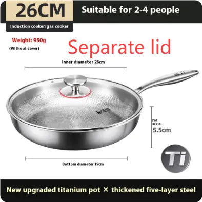 Pure Titanium Nonstick Frying Pan