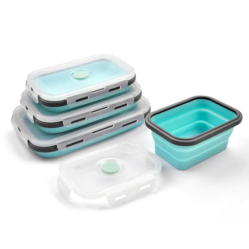 Square Silicone Folding Storage Box