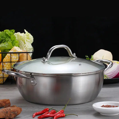 Stainless Steel Two-Flavor Hot Pot