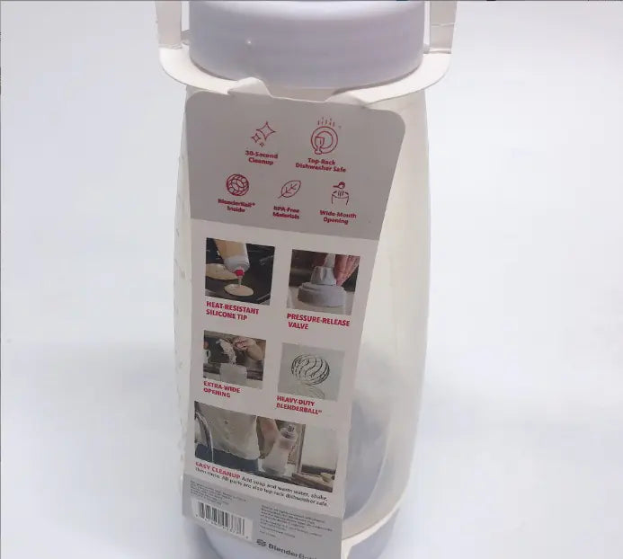 Hand Crank Batter Dispenser Bottle Pancake Muffin Baking Mixer