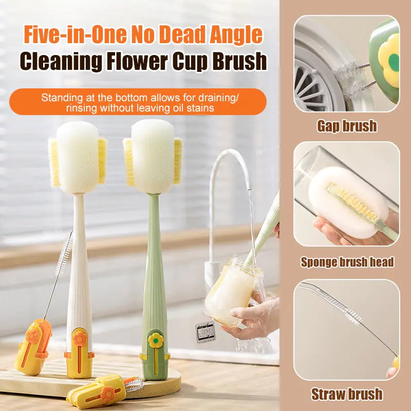 5-in-1 Multi-Purpose Cup Cleaning Brush