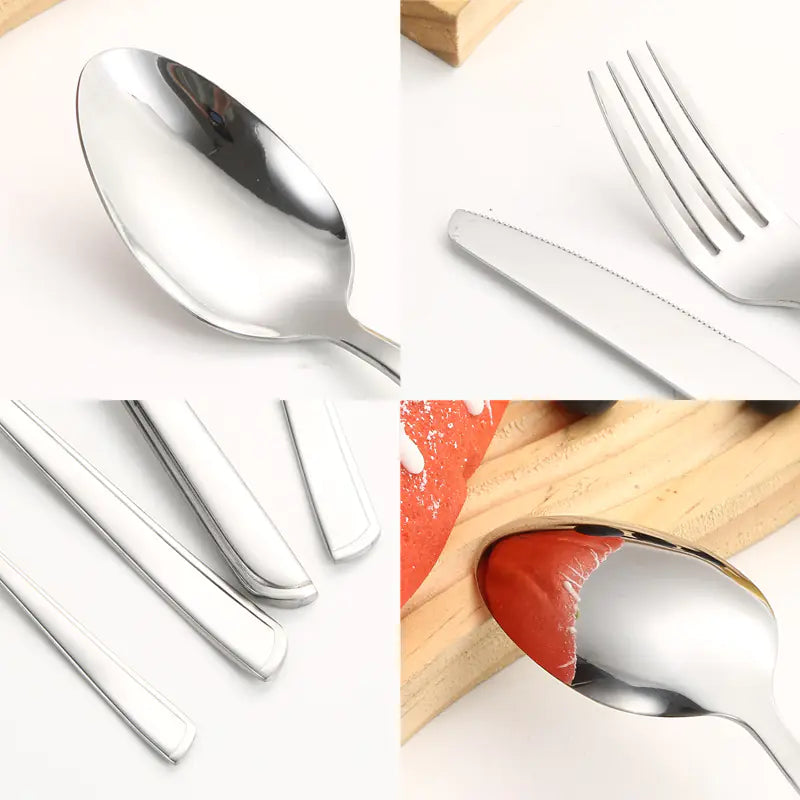 Amazon Stainless Steel Cutlery Set - 24 Pieces Gift Box