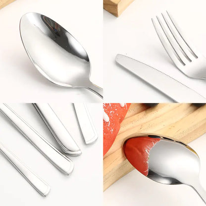 Amazon Stainless Steel Cutlery Set - 24 Pieces Gift Box