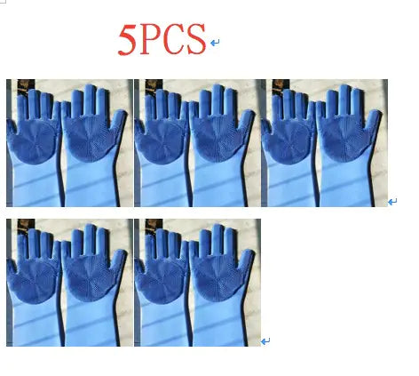 Silicone Cleaning & Dishwashing Gloves