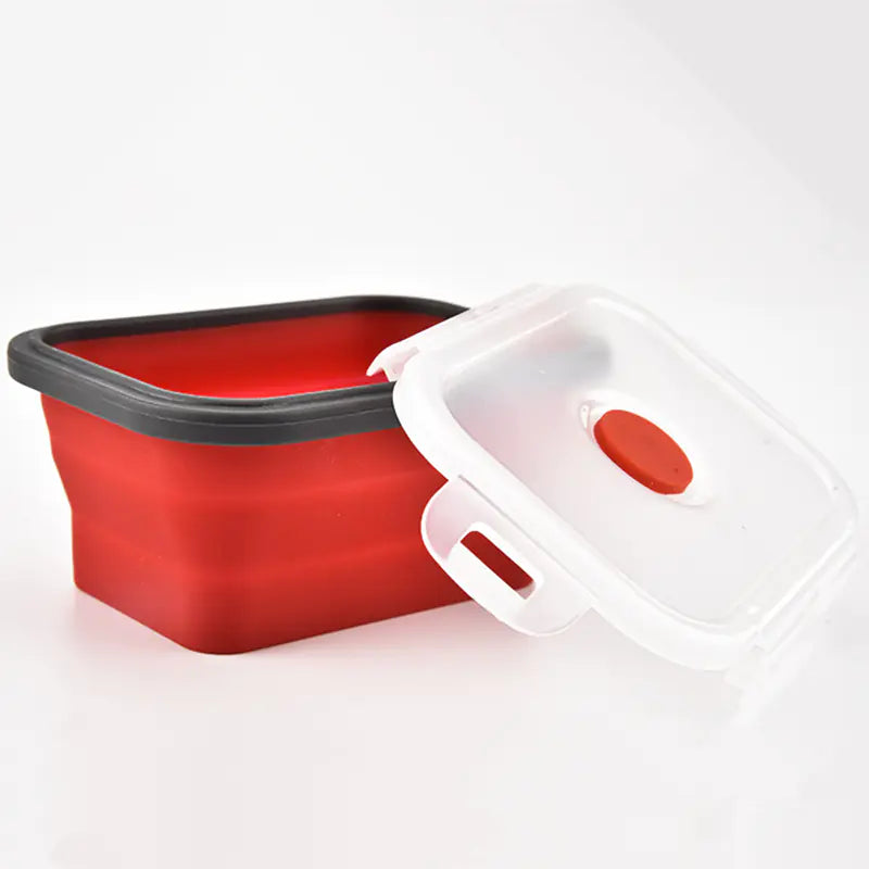 Square Silicone Folding Storage Box