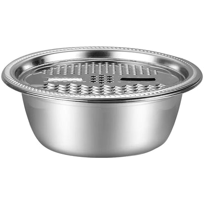 Stainless Steel Kitchen Drain & Fruit Basket Set