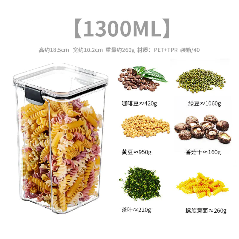 Food-Grade Plastic Sealing Jar for Snacks and Storage