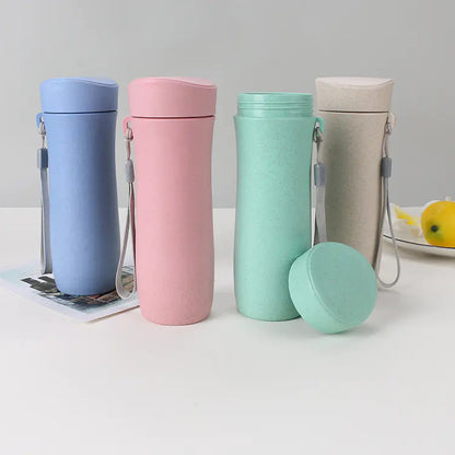 Wheat Straw Travel Mug - Student Gift with Logo Print