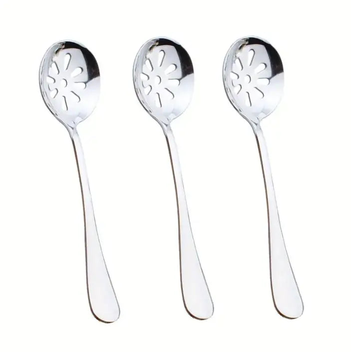 3/6pcs Stainless Steel Serving Spoons for Dining