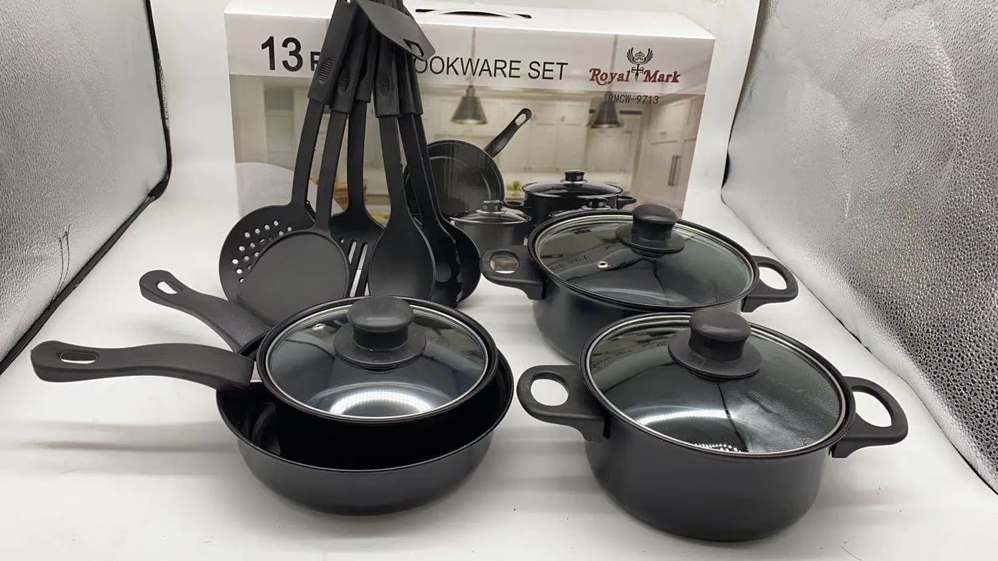 Empire Collection Cookware 13-Piece Nonstick Cookware Set – Wellington Empire