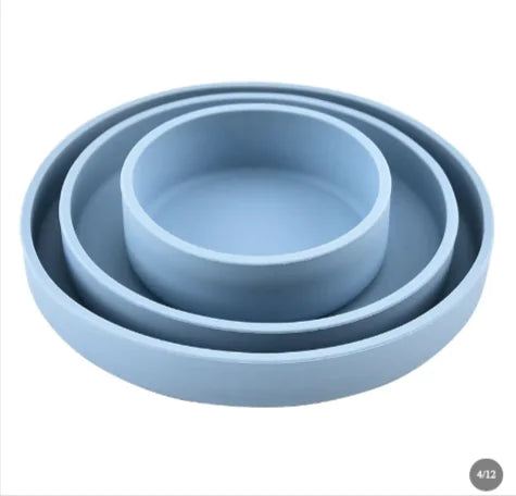 Baby Silicone Feeding Plate