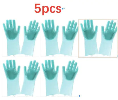 Silicone Cleaning & Dishwashing Gloves