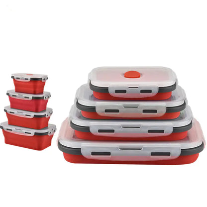 Square Silicone Folding Storage Box