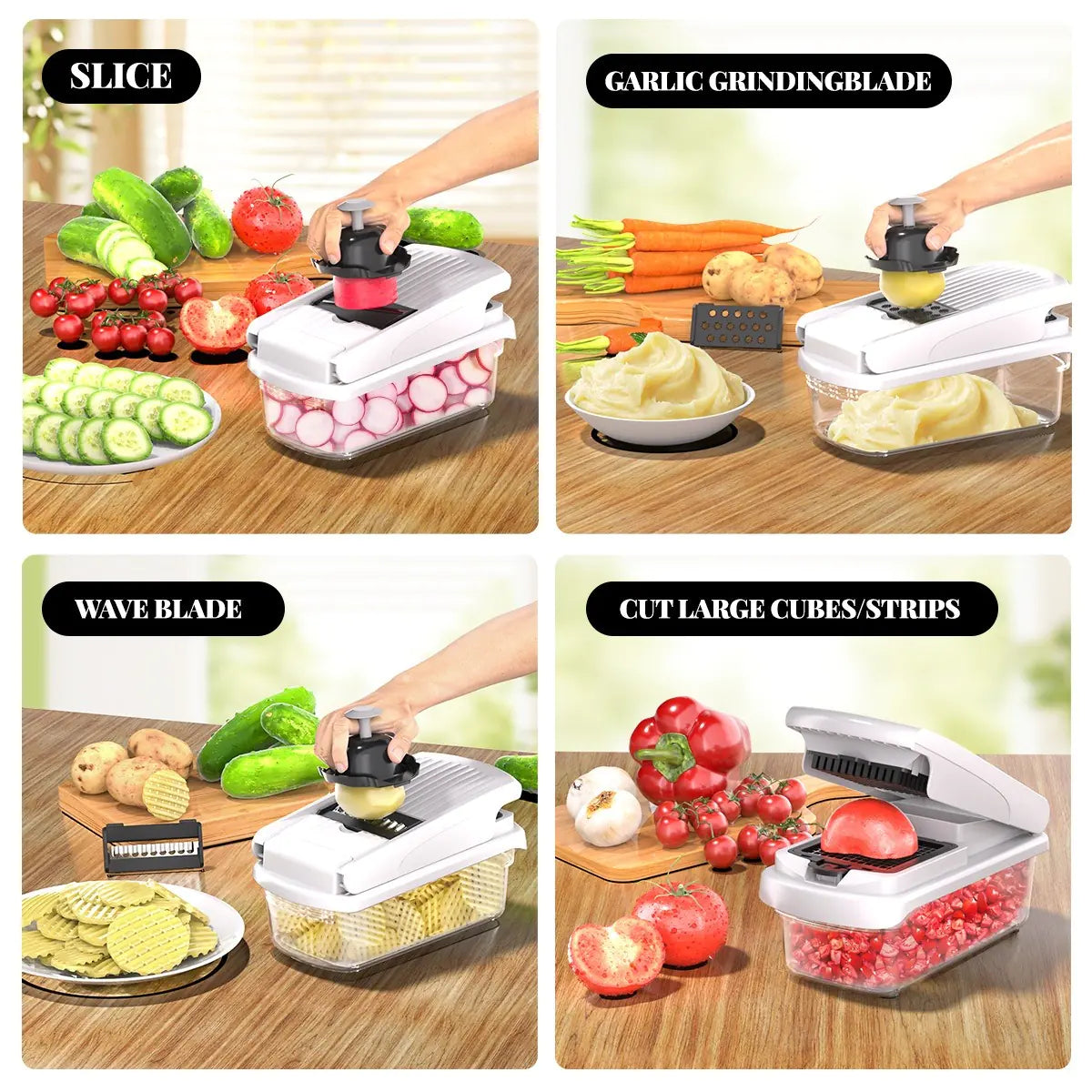 15-in-1 Multi-Function Vegetable Chopper