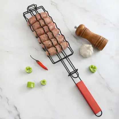 Hot Dog Grill Wooden Handle
