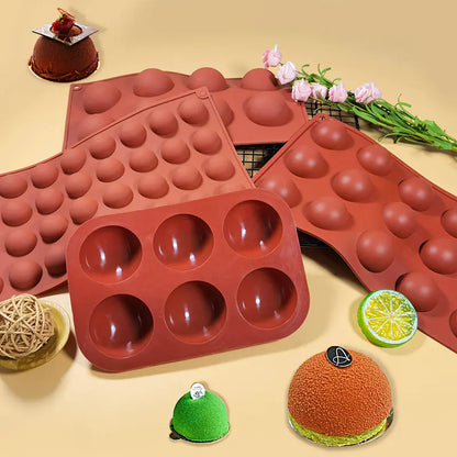 Sanjin 6-Cavity Silicone Mold for DIY Chocolate & Candy