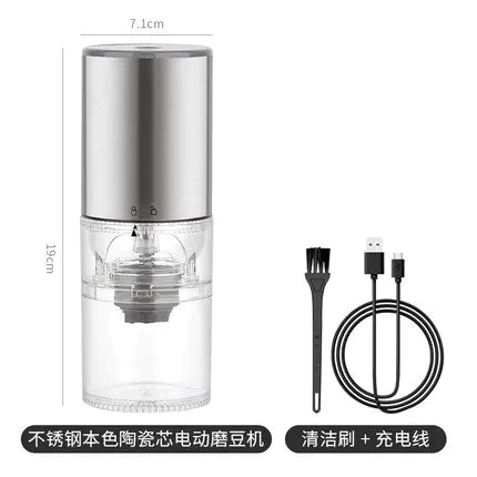 Electric Coffee Grinder for Home and Travel Use