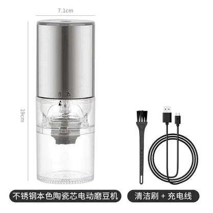 Electric Coffee Grinder for Home and Travel Use