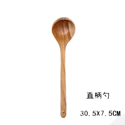 Japanese Non-Stick Wooden Spatula and Spoon Set