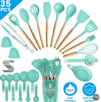 35 Piece Kitchen Cooking Utensil Set