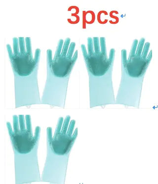 Silicone Cleaning & Dishwashing Gloves