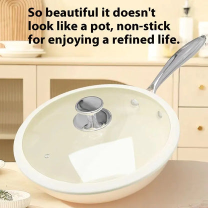 Pebble Ceramic Non-Stick Stir Fry Pan 28cm