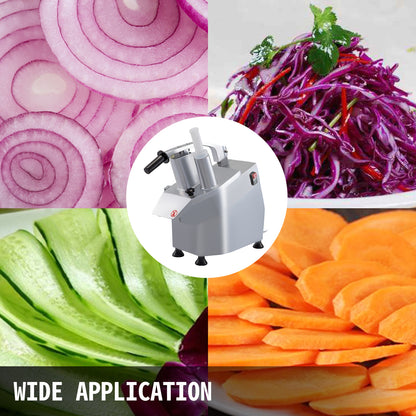 VEVOR Electric Vegetable Cutter – Multifunction Slicer, Chopper, Shredder & Grinder