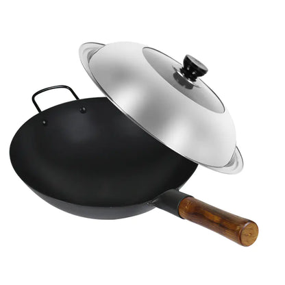 Forged Iron Manual Wok from Zhangqiu Craft